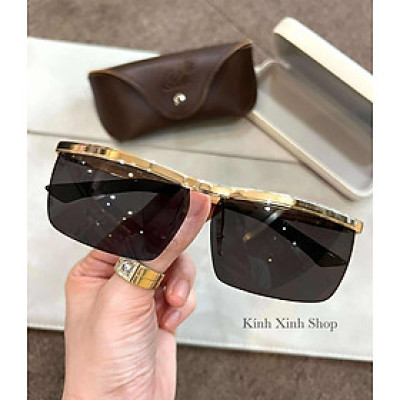 (Hàng cao cấp) Kính râm Solex Sống Trâu gọng mạ vàng 14K 1/25 + Tặng Fullbox phụ kiện