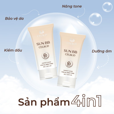 Kem chống nắng tối ưu cho da Sun BB Celaud