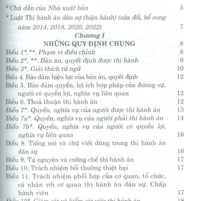 Luật Thi Hành Án Dân Sự (Hiện Hành) (Sửa Đổi, Bổ Sung Năm 2014, 2018, 2020, 2022)