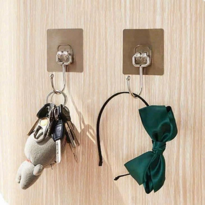Móc Inox Dán Tường Chịu Lực Móc Treo Đồ Nặng Dán Tường Chất Lượng Cao