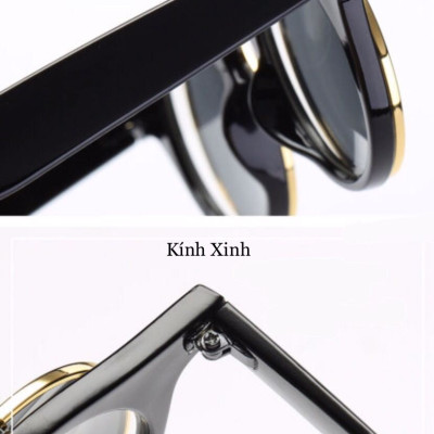 Kính râm cận, Kính râm cận Mắt Tròn 2 lớp mở nắp retro