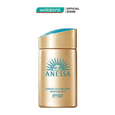Sữa Chống Nắng Anessa Dưỡng Da Kiềm Dầu Bảo Vệ Hoàn Hảo Perfect UV SPF50+ PA++++ 60ml