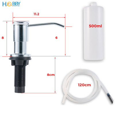 Bộ vòi bơm hút nước rửa chén inox 304 bóng Hobby home decor NRC6