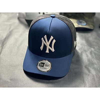 (Hàng VNXK) Nón kết, mũ lưỡi trai nam nữ cho MLB phối lưới vải kaki thời trang (Ảnh thật)