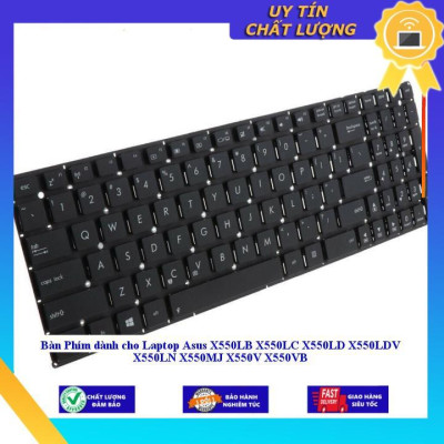 Bàn Phím dùng cho Laptop Asus X550LB X550LC X550LD X550LDV X550LN X550MJ X550V X550VB - Hàng Nhập Khẩu New Seal