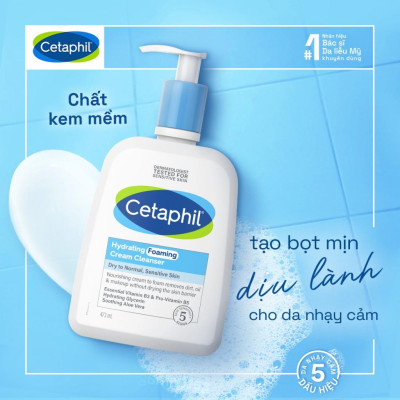 Sữa Rửa Mặt Cetaphil Hydrating Cream Cleanser 473ml