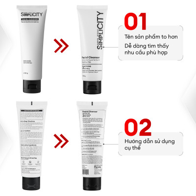 Sữa rửa mặt dưỡng ẩm Facial Cleanser Men Stay Simplicity