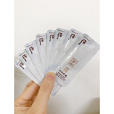 Combo 30 gói Kem chống nắng nâng tông da Whoo Seol Radiant Tone Up Sunscreen 1ml