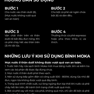 Bộ sản phẩm pha cà phê moka CAFE DE KONA