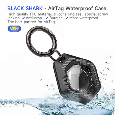 Ốp Bảo Vệ Toàn Diện Chống Nước Chống Va Đập Black Shark cho AirTag - Hàng Chính Hãng