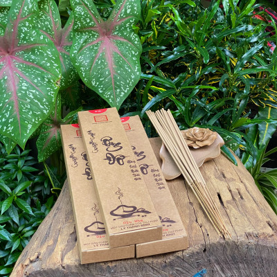 Nhang Trầm Hương 30cm, Loại Dịu Nhẹ, Nhang Sạch Thuần Thiên Nhiên