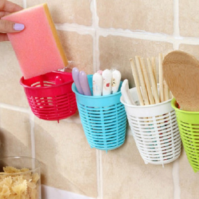 Giỏ treo tiện ích có núm hít chân không Inomata Nhật Bản