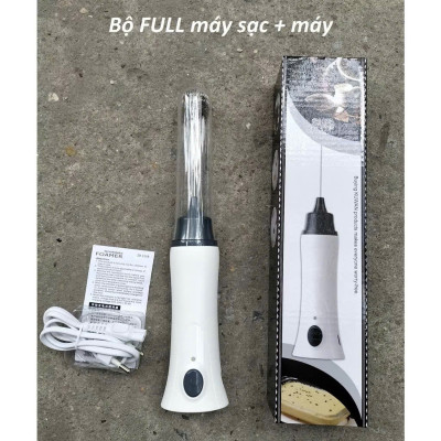 Máy Đánh Sữa, Cà Phê, Trứng, Socola, Matcha Tạo Bọt Sử Dụng Dây Sạc Điện - HÀNG CHÍNH HÃNG MINIIN