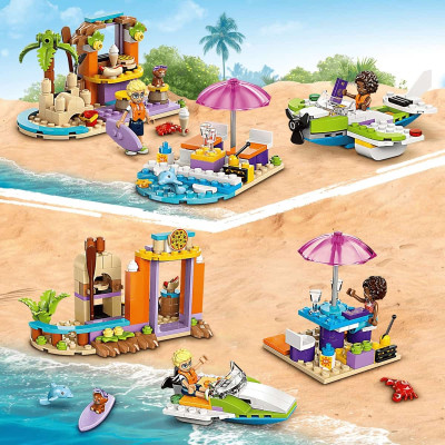 LEGO FRIENDS 42672 Đồ Chơi Lắp Ráp Vali Du Lịch Biển Sáng Tạo (188 chi tiết)