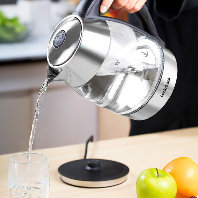 Ấm Điện Thủy Tinh Siêu Tốc Có Điều Chỉnh Nhiệt Độ Lock&Lock EJK341 (1.8L) - Hàng chính hãng