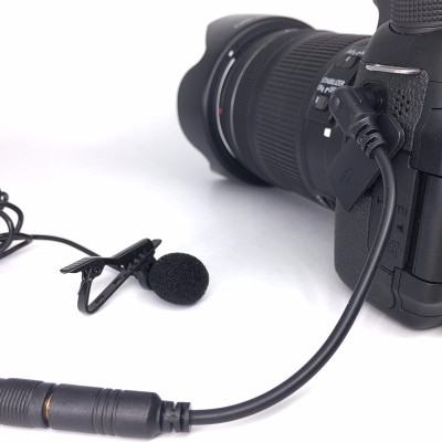 Micro cài áo cho điện thoại và máy ảnh AriMic Clip-on Lavalier - Hàng Nhập Khẩu