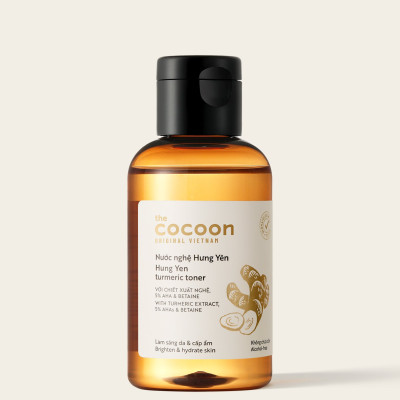 Combo Sữa rửa mặt nghệ Hưng Yên Cocoon 140ml + Toner Nước nghệ Cocoon 140ml