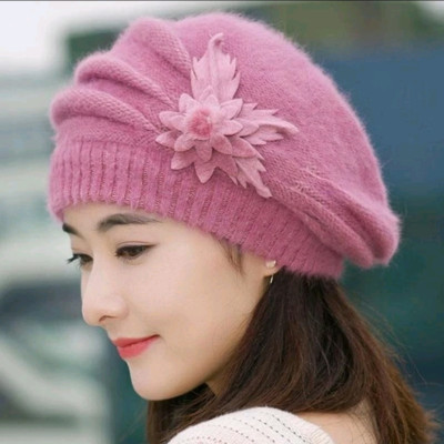 Nón len nữ mũ len nữ thu đông noel quà tặng ý nghĩa ấm áp Chất liệu len 2 lớp dona23110701