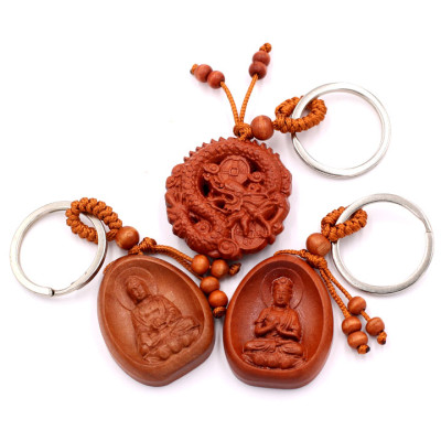 Combo 3 móc khóa phật A Di Đà - Đại Nhật Như Lai - Rồng Phong Thủy - an khang, thịnh vượng