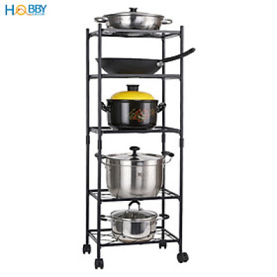 Kệ đựng xoang nồi nhà bếp 5 tầng lắp ráp tiện dụng Hobby Home Decor KB5T