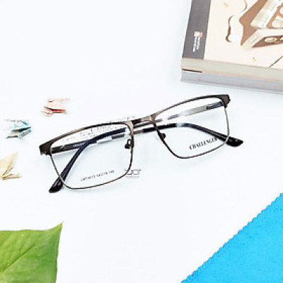 GỌNG KÍNH KIM LOẠI PHOM VUÔNG , THỜI TRANG NAM NỮ CHÍNH HÃNG CHALLENGER CMT3013-C4