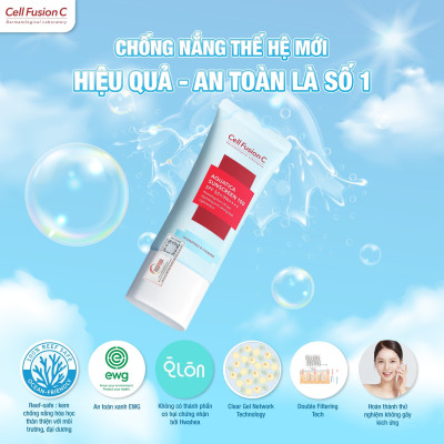 Kem Chống Nắng Cấp Ẩm Dịu Da Cell Fusion C Aquatica Sunscreen 100 SPF 50+/PA++++ 