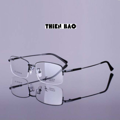 Gọng kính xẻ cước titan càng siêu dẻo trẻ trung Nam nữ KV367 Hàng đẹp bền mạ sơn cực đẹp loại I