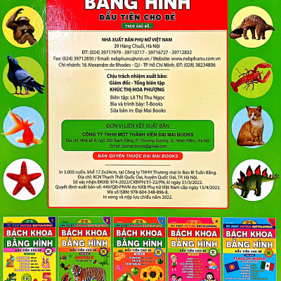 Bách Khoa Bằng Hình Đầu Tiên Cho Bé 2 - Chủ Đề Thế Giới Động Vật