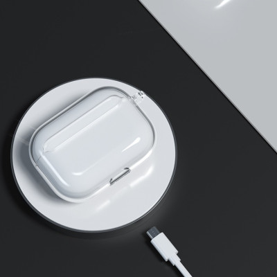 Vỏ Ốp Case Bảo Vệ TPU Trong Suốt Kai Cho AIRPODS 3 Kèm móc treo_ Hàng Chính Hãng