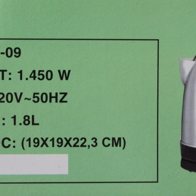 Bình Ấm Điện Siêu Tốc Aidi ST-09 (1,8 lít) - Màu Ngẫu Nhiên - Hàng Chính Hãng