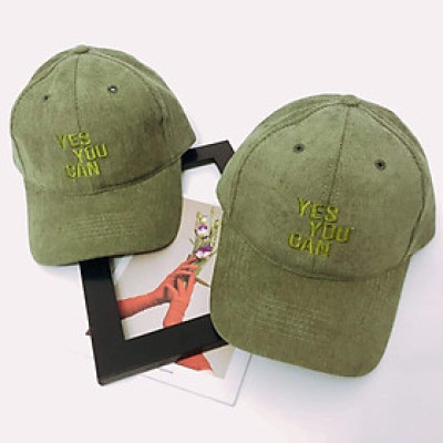  Mũ lưỡi trai Yes you can thoáng mát, siêu đẹp