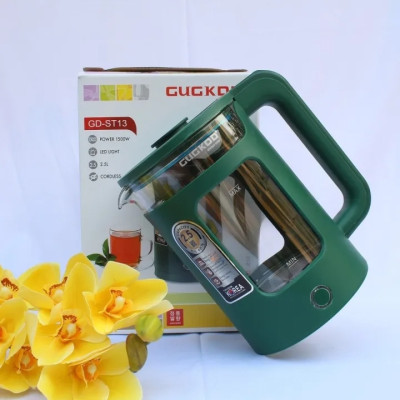 Ấm Siêu Tốc Thủy Tinh 2.5L GUGKDD GD-ST13 - Màu Ngẫu Nhiên - Hàng Chính Hãng