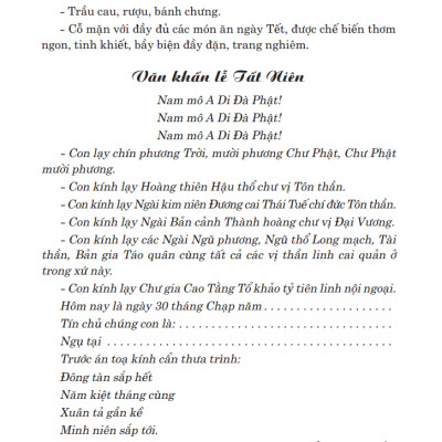Tập Văn Cúng Gia Tiên (Tái Bản 01)