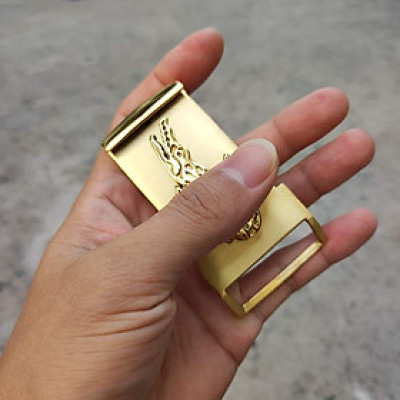 Mặt Khóa THÉP KHÔNG GỈ cho dây thắt lưng da cá sấu LOẠI 1!