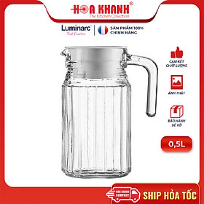 Bình Nước Thủy Tinh Luminarc Quadro 0.5L - G2667