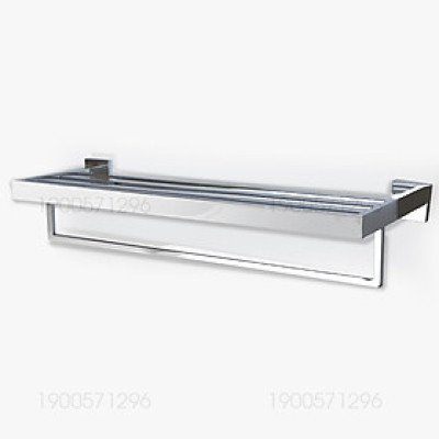 Giá treo khăn phòng tắm đồng mạ crom cao cấp Hiwin Y-9511H kích thước 300x600