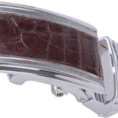 Đầu Khóa Da Cá Sấu 4 Phân Đầu Trắng Huy Hoàng HT9218 - Nâu Đất