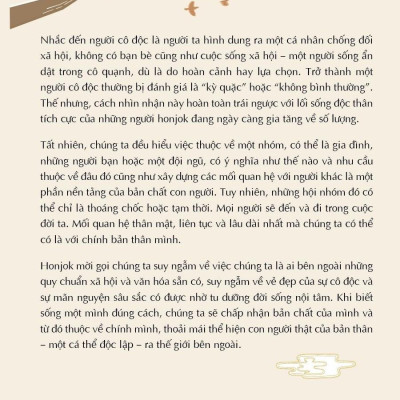 Honjok: Yên Bình Sống Một Mình