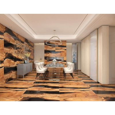 Gạch men ốp tường, lát nền LUSTRA INCEF0601200018 loại gạch granite vân gỗ tự nhiên, độ dày 8.8mm, kích thước 600mmx1200mm, thùng 2 viên - Hàng chính hãng