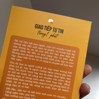GIAO TIẾP TỰ TIN TRONG 1 PHÚT - Dr. Mike Bechtle – Tô Tô dịch - Bizbooks -NXB Hồng Đức