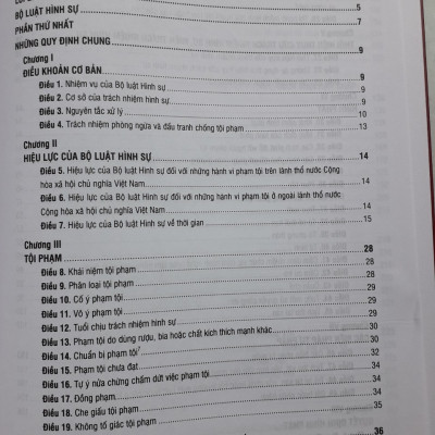 Chỉ Dẫn Tra Cứu Áp Dụng Bộ Luật Hình Sự Năm 2015  Sửa Đổi, Bổ Sung Năm 2017 ( Tái Bản Lần Thứ Nhất, Có Chỉnh sửa, Bổ sung )