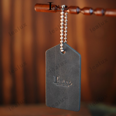 Móc Khoá Tag Da Thật LEALUX Keychain Tag