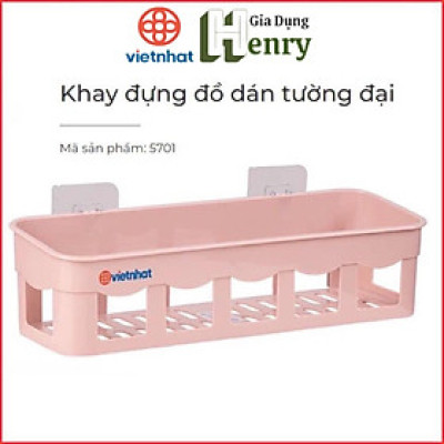 Khay đựng đồ dùng dán tường phòng tắm nhà bếp, nhựa Việt Nhật chính hãng - HÀNG VIỆT NAM