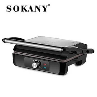 Máy kẹp nướng đa năng công suất cao 2000W SOKANY SK-230 nướng bánh mì, thịt, hotdog nhanh chín - HÀNG CHÍNH HÃNG