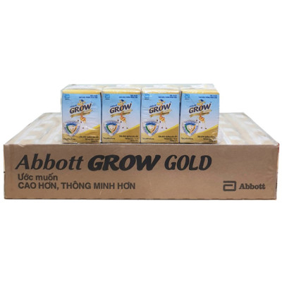 Thùng 48 Hộp Sữa Nước Abbott Grow Gold 110ml
