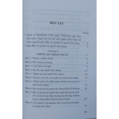 Sách - Luật Bảo Vệ Quyền Lợi Người Tiêu Dùng - NXB Chính Trị Quốc Gia