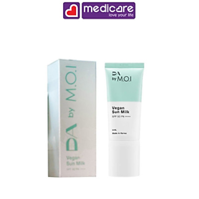 Kem Chống Nắng Thuần Chay M.O.I  DA By M.O.I Vegan Sunmilk SPF50 PA++++ 50ml