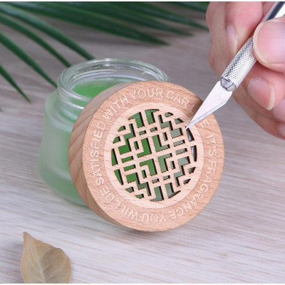 Sáp Thơm Nước Hoa Khử Mùi Xe Hơi Fragrant Lọ Thuỷ Tinh