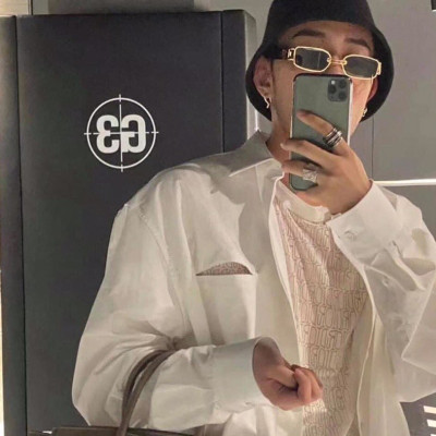 Kính râm Mắt vuông nhỏ retro siêu cá tính cho nam và nữ