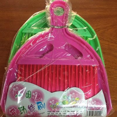 Bộ Chổi và gàu quét máy tính, quét bàn thờ, quét góc học tập mini